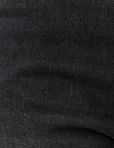 Jeans barrel taille haute denim noir femme