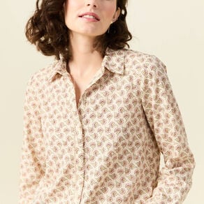 chemise manches longues creme femme Chemise manches longues creme femme