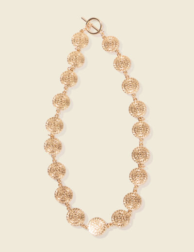 Collier couleur or femme