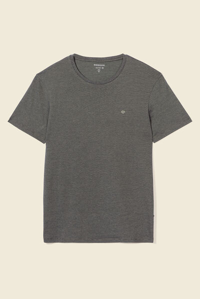 T-shirt éco-responsable vert kaki homme