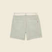 Short boyfriend ceintur&eacute; jean vert kaki femme