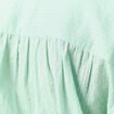 Blouse manches courtes vert clair femme