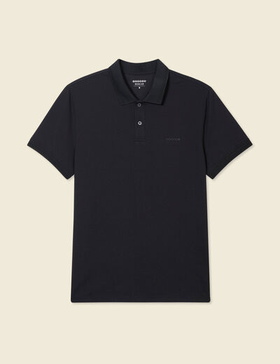 Polo manches courtes noir homme
