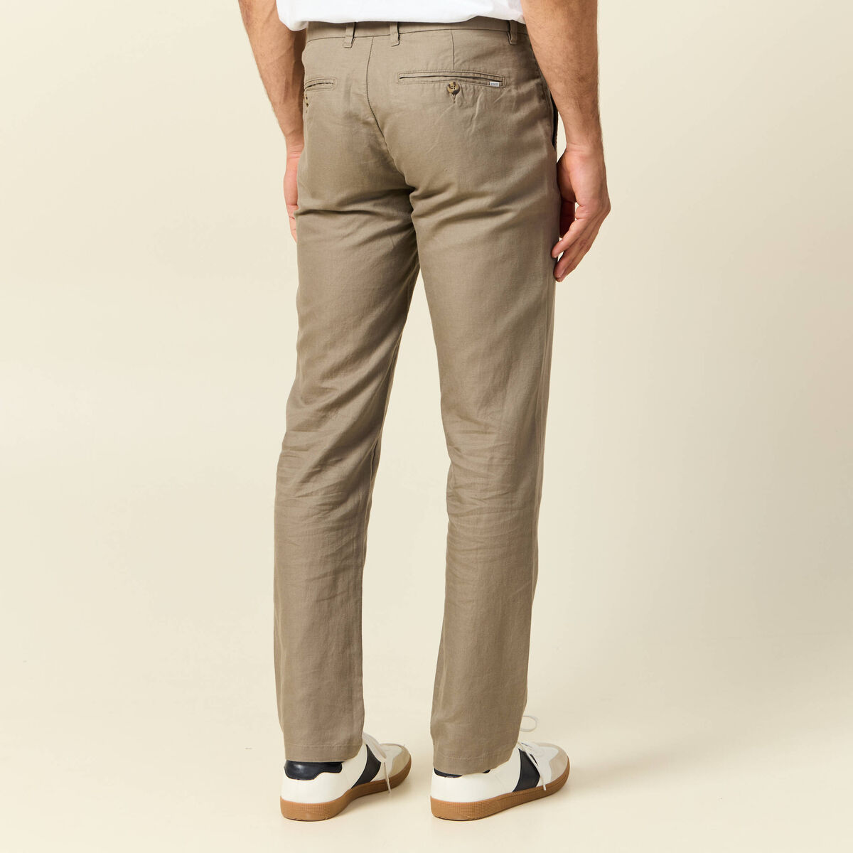 Pantalon chino sable homme
