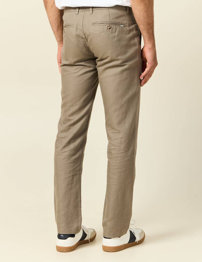 Pantalon chino sable homme