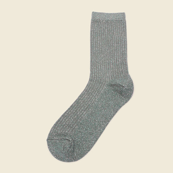 Chaussettes vert kaki femme