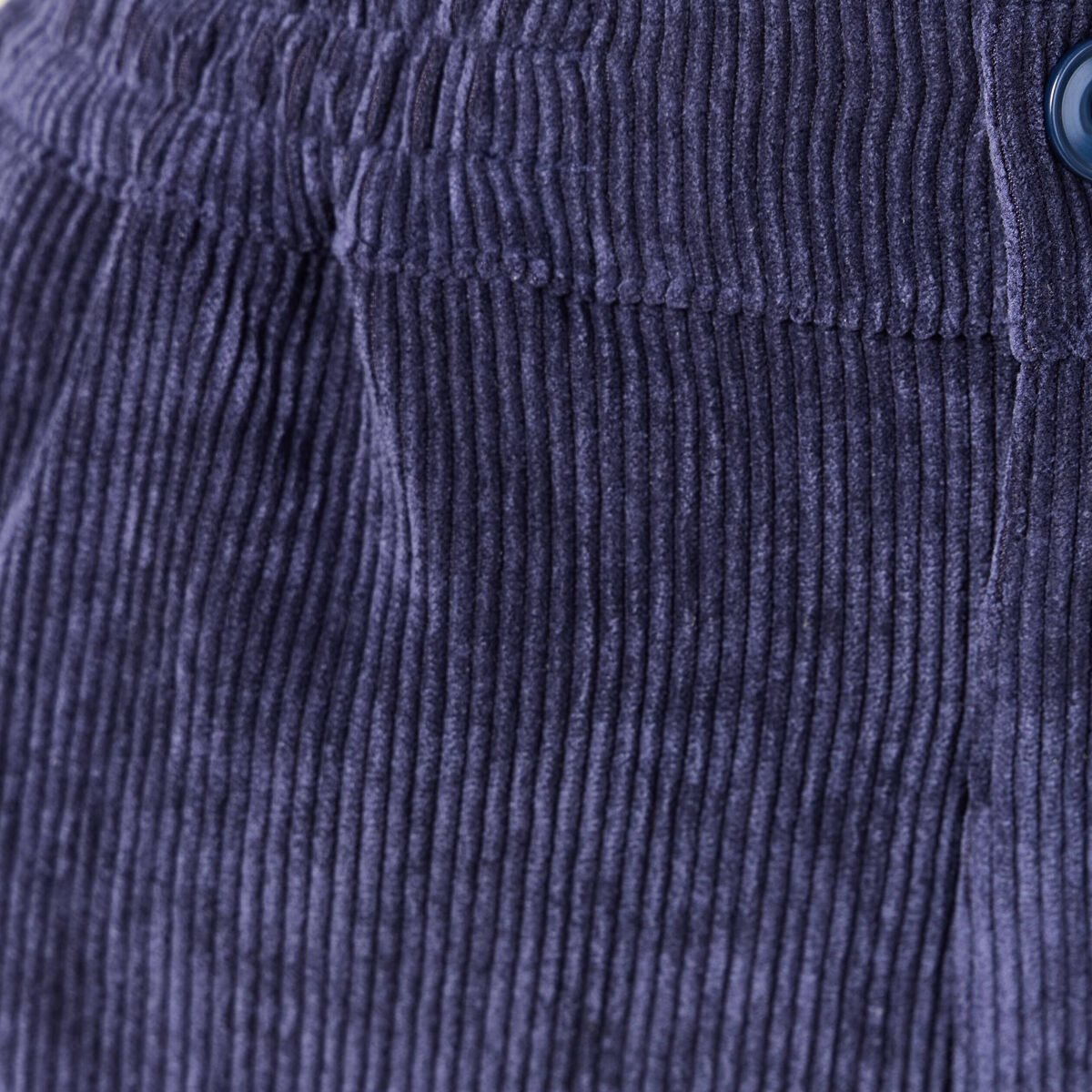 Tregging velours 7/8ème bleu marine femme