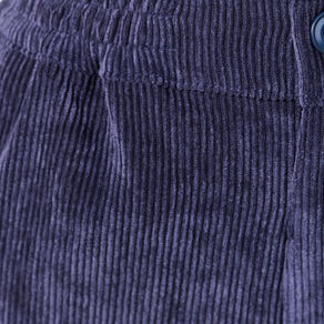 Tregging velours 7/8ème bleu marine femme