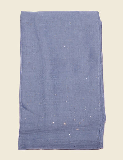 Foulard bleu clair femme