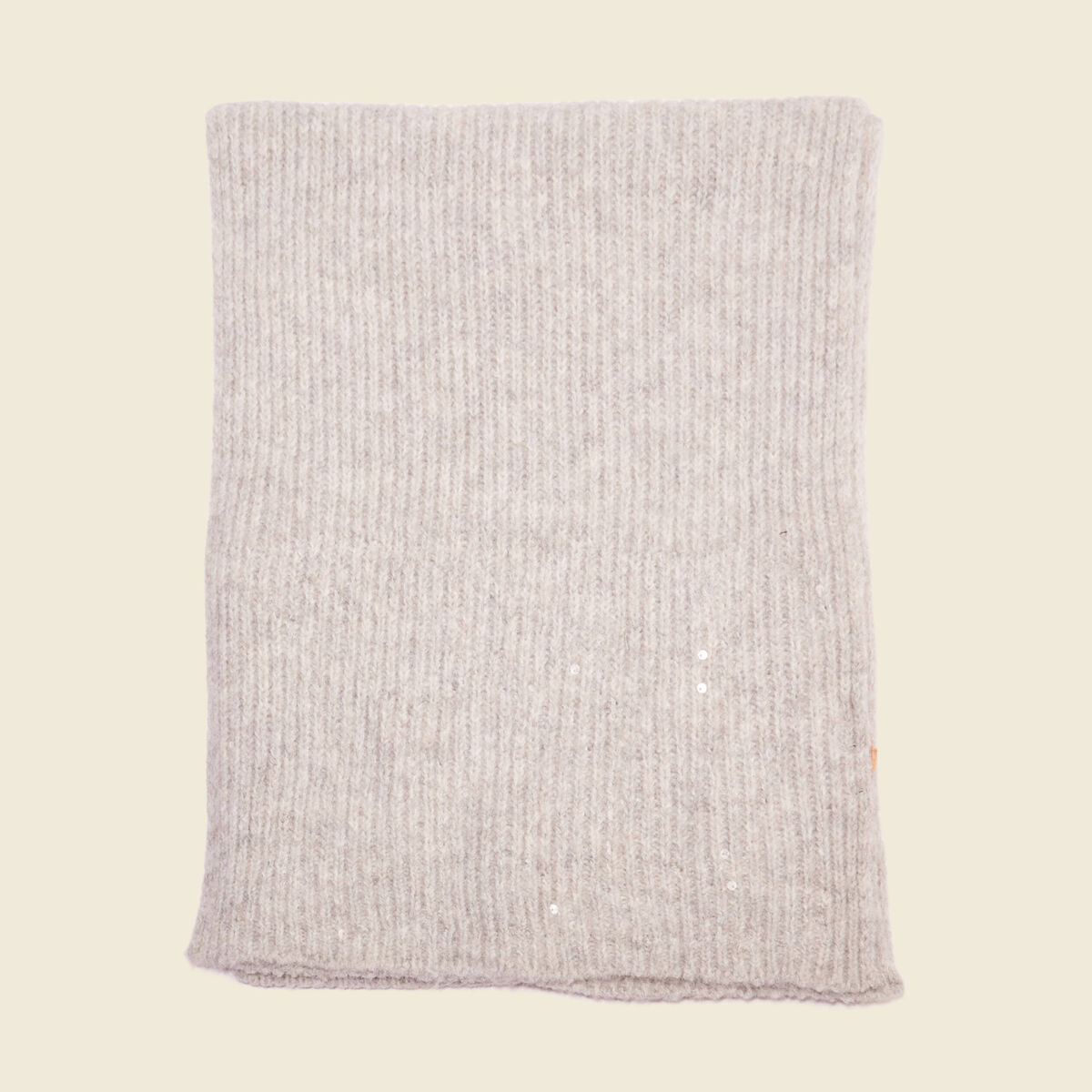 Écharpe sequins gris femme