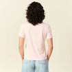 T-shirt manches courtes rose clair femme