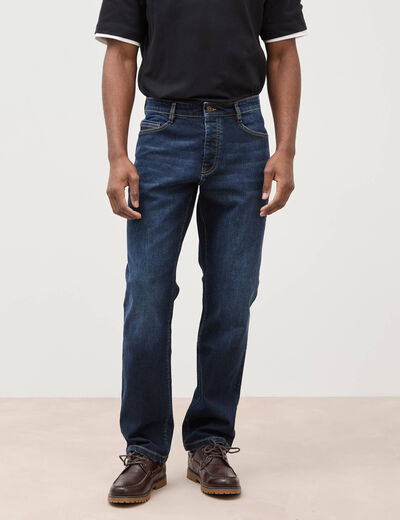 Jeans regular longueur 32 denim brut homme