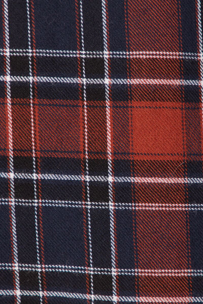 Chemise éco-responsable marron cognac homme