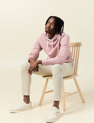 Pantalon jogger élastiqué vert kaki homme