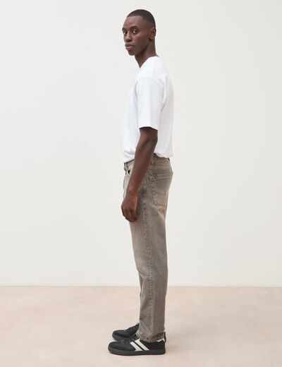 Jeans regular longueur 32 marron homme