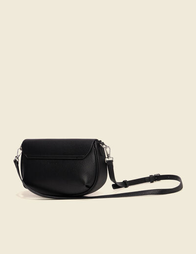 Sac à rabat noir femme