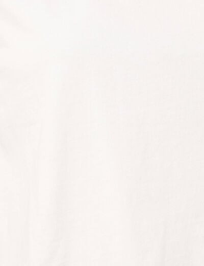 T-shirt éco-responsable blanc femme