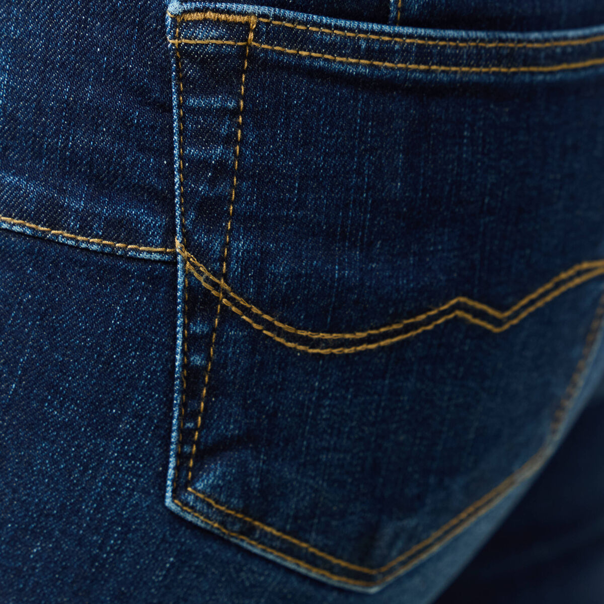 Jeans skinny 7/8&egrave;me taille haute denim brut femme
