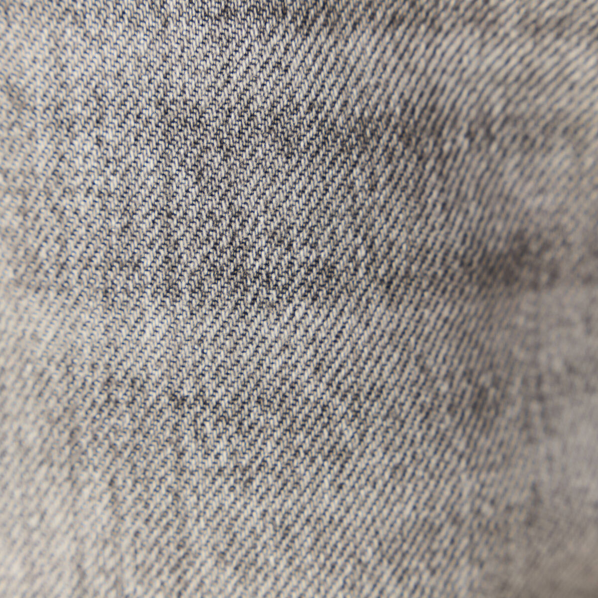 Jeans straight taille haute denim gris clair femme