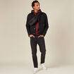 Sweat à capuche rouge foncé homme