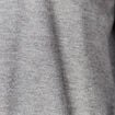 Gilet droit court &agrave; capuche gris clair femme