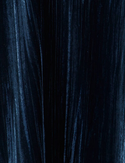 Robe patineuse éco-responsable bleu canard femme