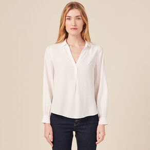 blouse manches longues ecru femme Blouse manches longues ecru femme
