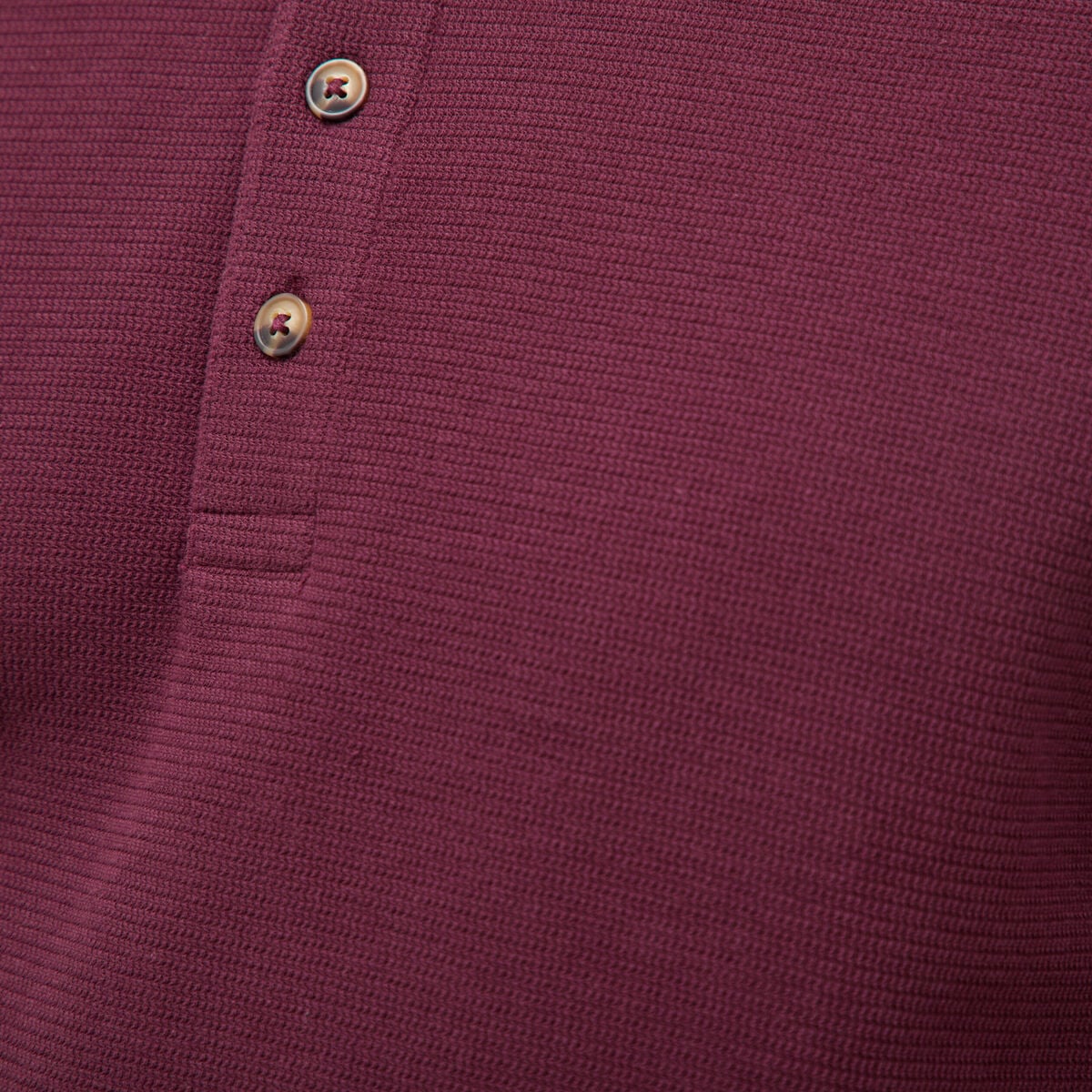 T-shirt manches longues prune homme