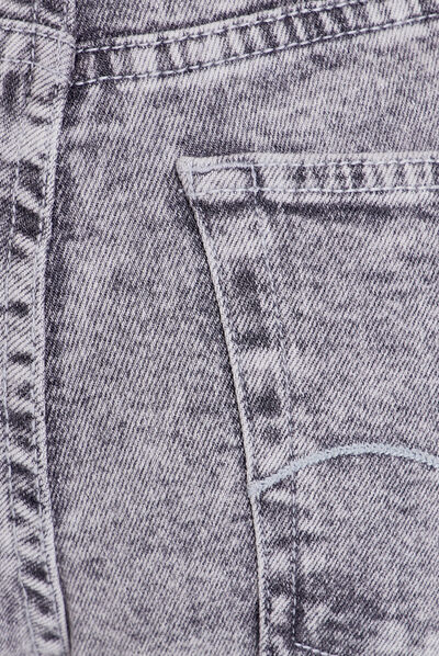 Jeans slouchy denim snow gris femme