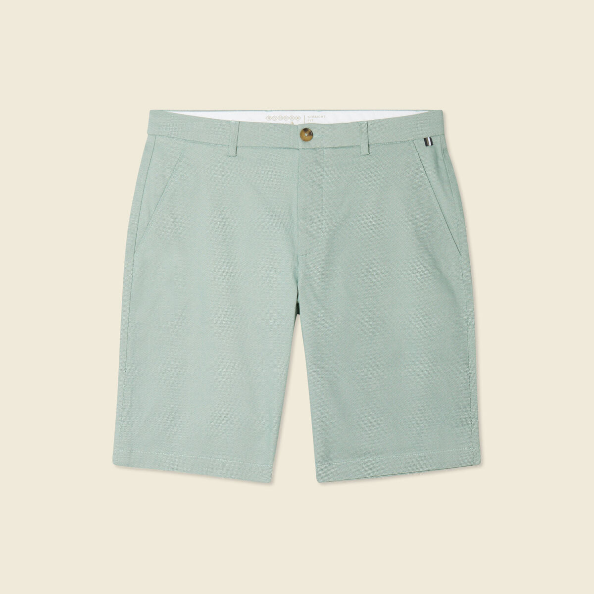 Short vert clair homme