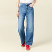 Jeans large éco-responsable denim stone femme