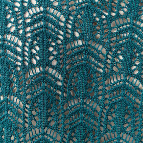 pull ajoure eco responsable vert canard femme Pull ajouré éco-responsable vert canard femme