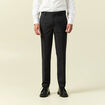 Pantalon chino droit longueur 32 noir homme