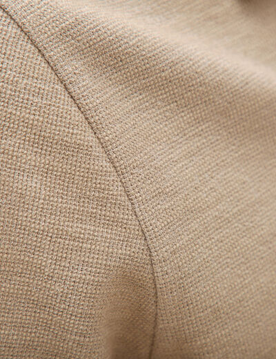 Polo manches courtes beige homme