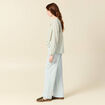 Blouse manches longues vert olive femme