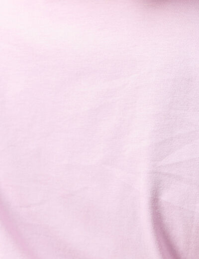 T-shirt manches courtes mauve femme