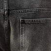 Jeans loose longueur 32 en coton denim noir homme