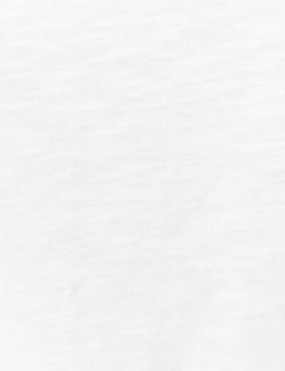 T-shirt manches courtes blanc femme