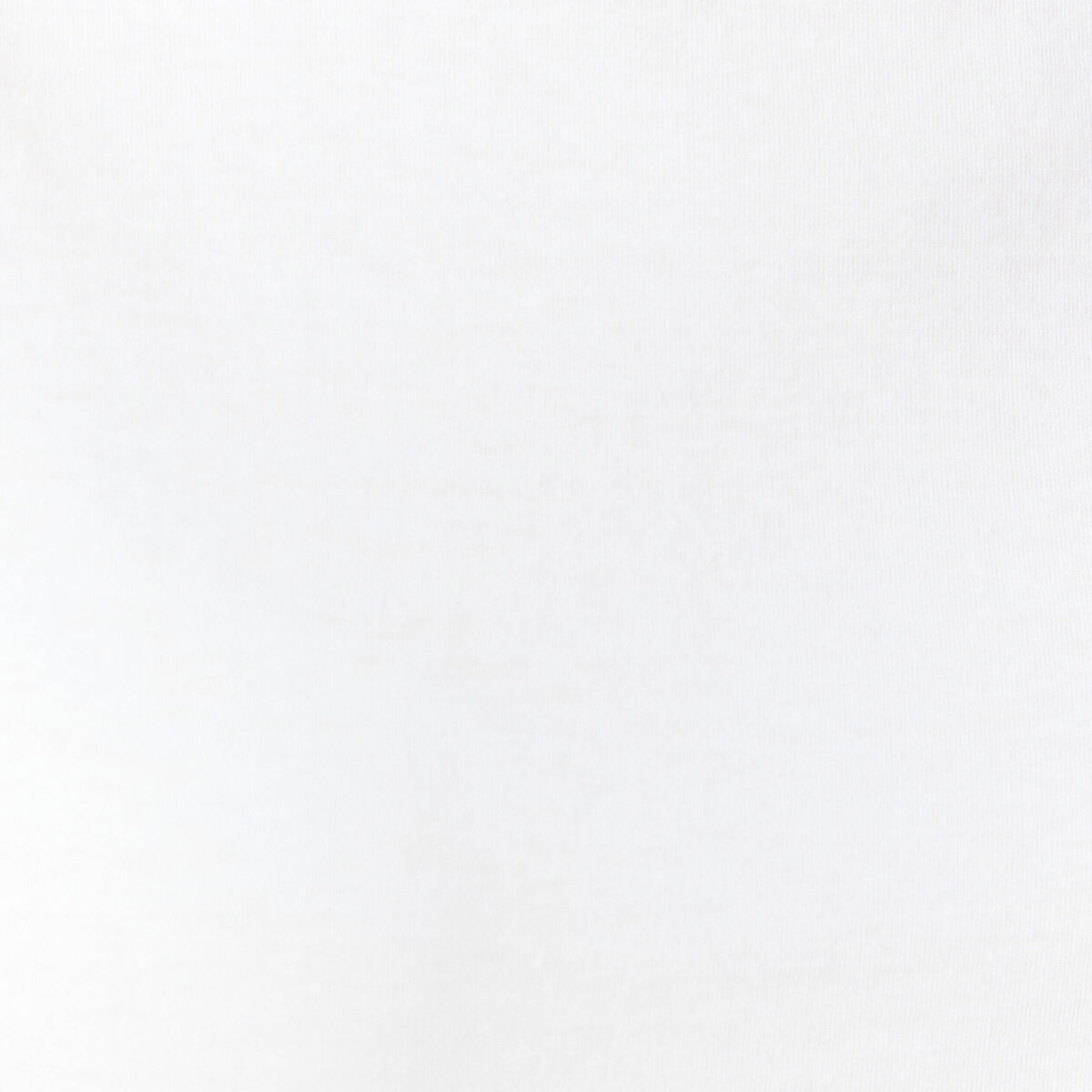 T-shirt cintr&eacute; col rond manches courtes blanc femme