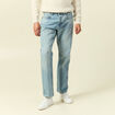 Jeans regular longueur 32 en coton bleu homme