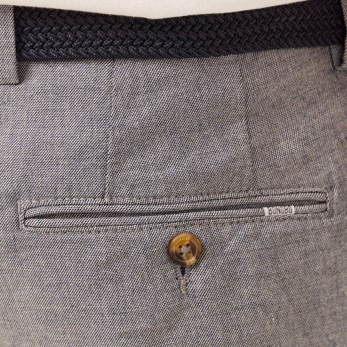 Short à ceinture bleu marine homme