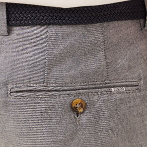 Short à ceinture bleu marine homme