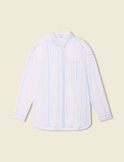 Chemise éco-responsable blanc femme