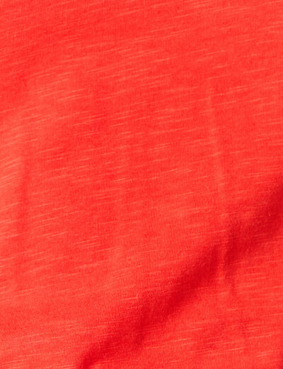 T-shirt manches courtes rouge femme