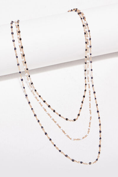 Lot 3 colliers multicolore femme