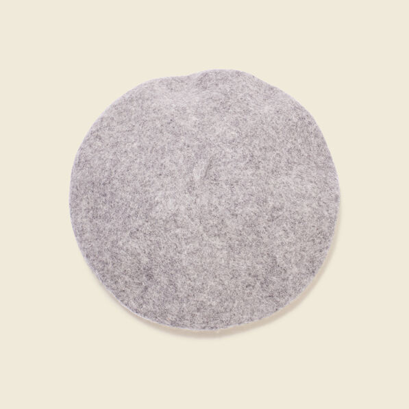 Béret gris femme