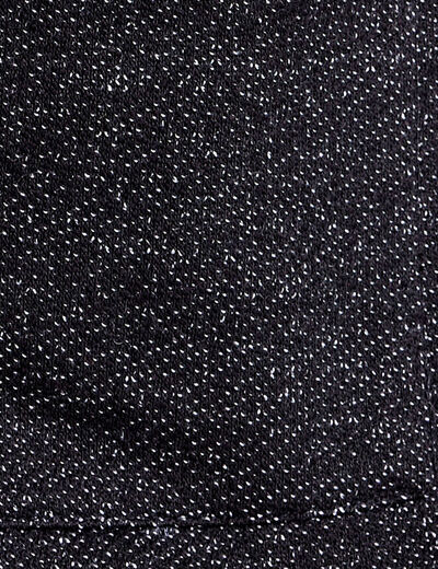 Veste droite manches longues noir femme
