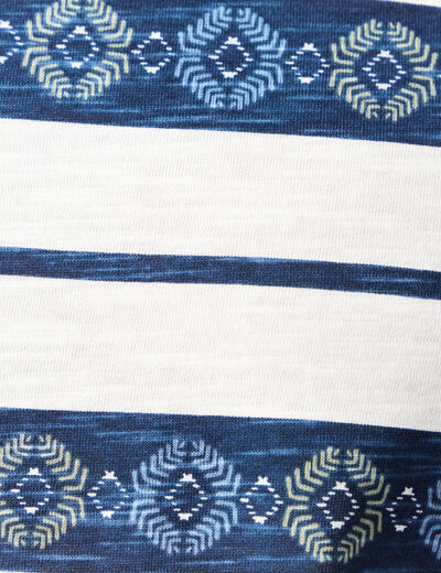 T-shirt manches courtes bleu marine homme