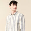 Surchemise manches longues ecru homme