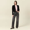 Veste courte éco-responsable noir femme
